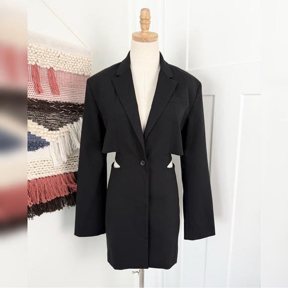 JACQUEMUS La Robe Bari Blazer Dress Black Sz 36FR 4US NWT - Picture 2 of 14